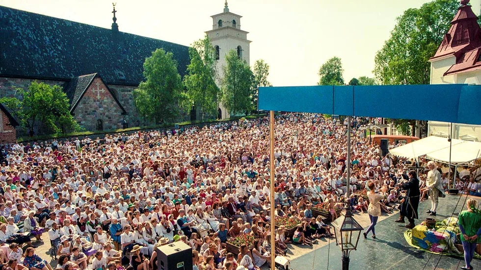 500-årsfirande. Trivsel och trängsel när Luleå firade 500 år den 14 juni 1992.