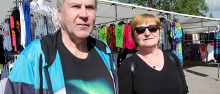 Soligt och varmt på Karesuando marknad