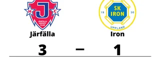 Iron förlorade borta mot Järfälla