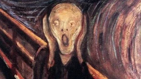 Tavlan "Skriet" av den norska konstnären Edward Munch attackerades på fredagen. Arkivbild.