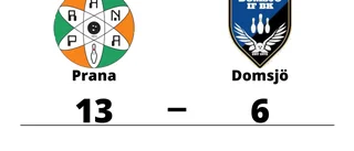 Storseger för Prana mot Domsjö