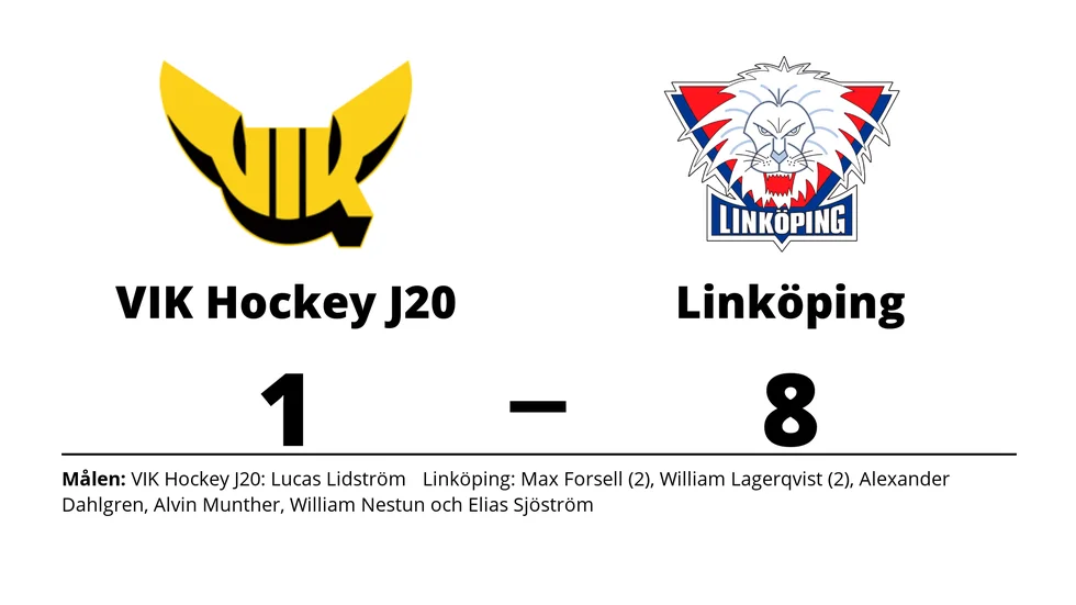 VIK Västerås HK förlorade mot Linköping HC