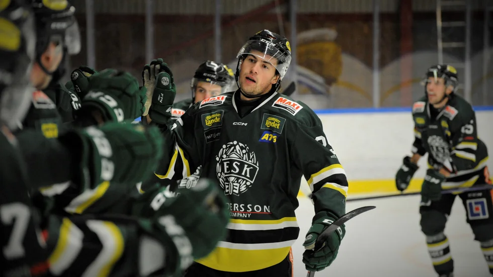 Maximilian Popovic gjorde ett av målen mot Falun. 