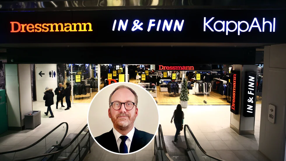 "Vi ser att det förflyttats en del handel från centrum, men vi vågar ändå tro på att i en stad som Eskilstuna bör vi ha en butik i centrum och en i ett externt köpcentrum", säger Morgan Olsson, Sverigechef på Dressmann