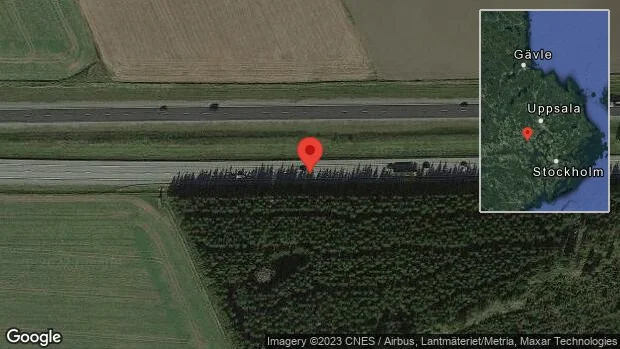 Singelolycka på E18