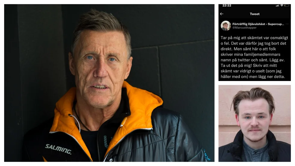 Komikern Marcus Thappers skämt efter ikonen Börje Salmings död var misslyckat – och han ångrade sig. "Det var dumt, klumpigt o dåligt o därför tog jag bort den. Förlåt", skrev han efter de starka reaktionerna.