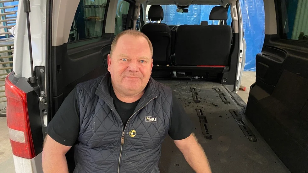 "Jo, jag blev förvånad men ändå lite full i skratt". Anders Sjöberg har i flera år jobbat med biluthyrning men aldrig varit med om något liknande det som hände i söndags. 
