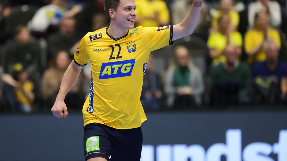 Lucas Pellas blev bäste svenske målskytt med totalt 13 mål i de båda träningsmatcherna mot Serbien inför VM.