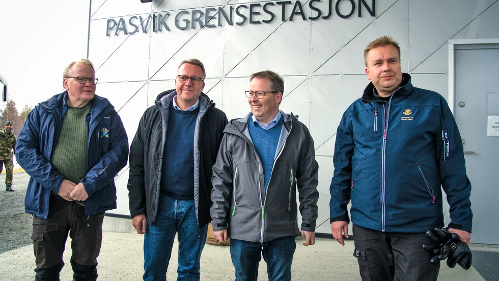 11-12 maj 2022 träffades Sveriges dåvarande försvarsminister Peter Hultqvist (S) och hans ministerkollegor från Danmark, Norge och Finland (Morten Bødskov, Bjørn Arild Gram och Antti Kaikkonen) vid gränsstationen i Kirkenes i Nordnorge. 