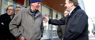Bildextra: Jubel mötte Löfven