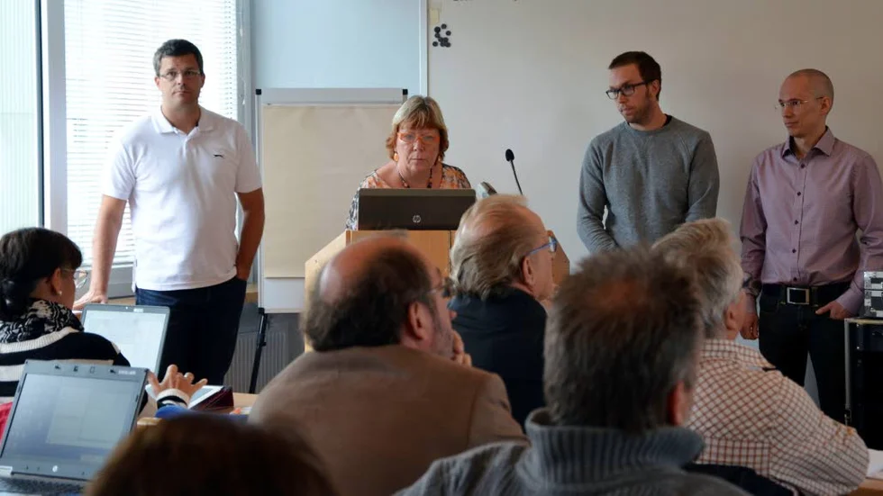 ÅRETS VERKSAMHET. Gällivare flygplats (ansvarsområde fält och ramp) utsågs till Årets verksamhet. Tim Zedig och Märit Engman Hansson presenterade vinnarna på kommunfullmäktigemötet, representerade av  Björn Aspholm och Mikael Eliasson.