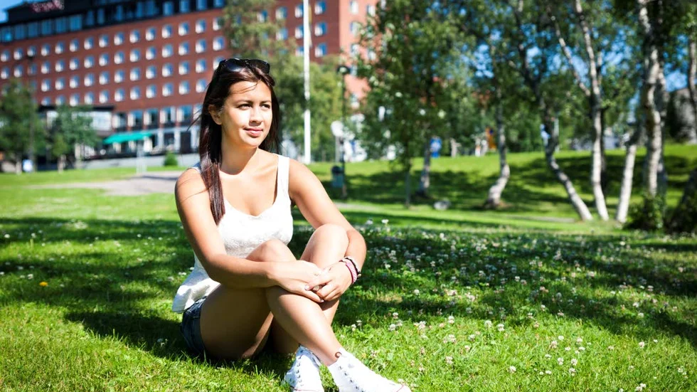 VÅRUDDEN. Liz Rehnstedt, 19, från Kiruna bodde på Vårudden när hon var 16 år.