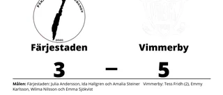 Tess Fridh gjorde två mål när Vimmerby vann