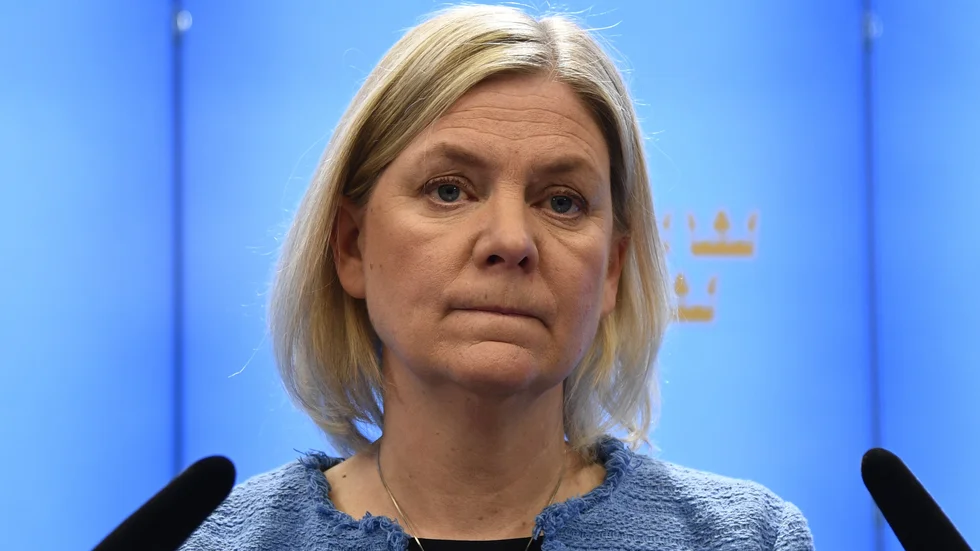 Socialdemokraternas partiledare Magdalena Andersson (S)