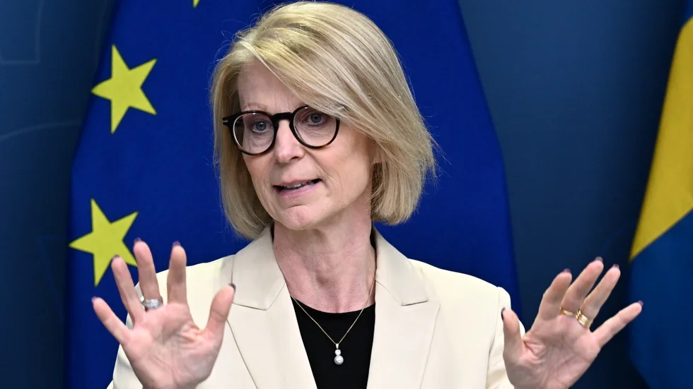 Finansminister Elisabeth Svantesson (M).