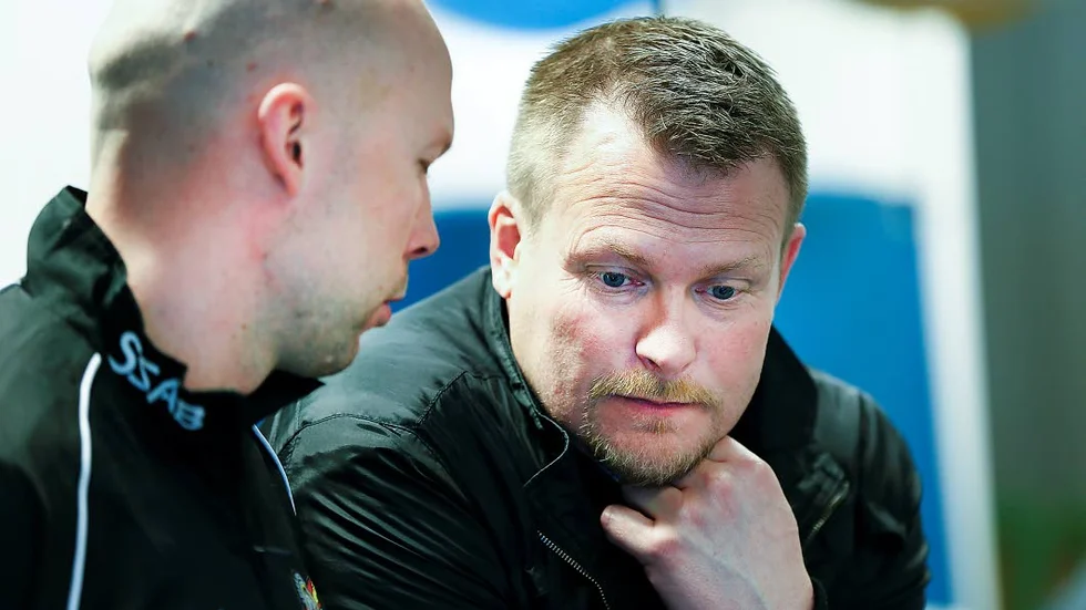 Finslipar. Under våren har Fagervall haft tät kontakt med sina kolleger Anders Burström (bilden) och Stefan ”Skuggan” Nilsson.