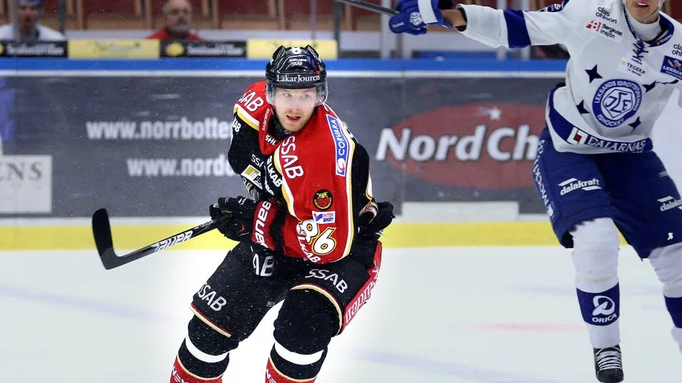 Linus Klasen avgjorde matchen mot Leksand.