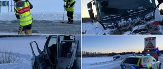 Tankbil och personbil i krock – en till sjukhus