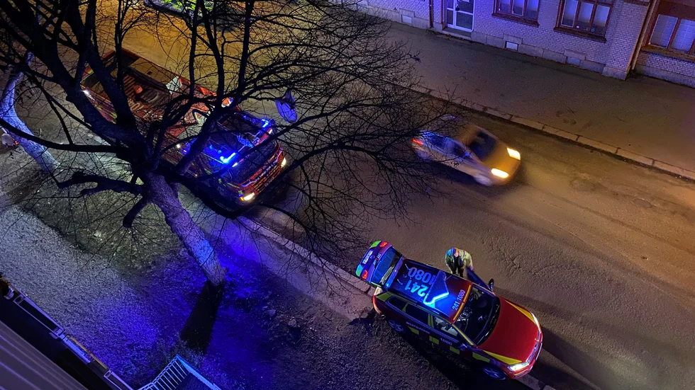 Ett larm om brand på Frugärdesgatan i Eskilstuna visade sig vara en torrkokning.