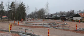 Asfaltering dröjer – grusväg ända fram till påsk