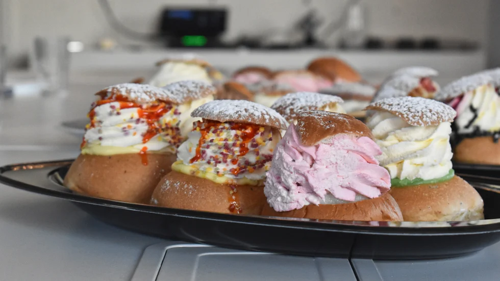 The semla tested were variations on the traditional pastry.