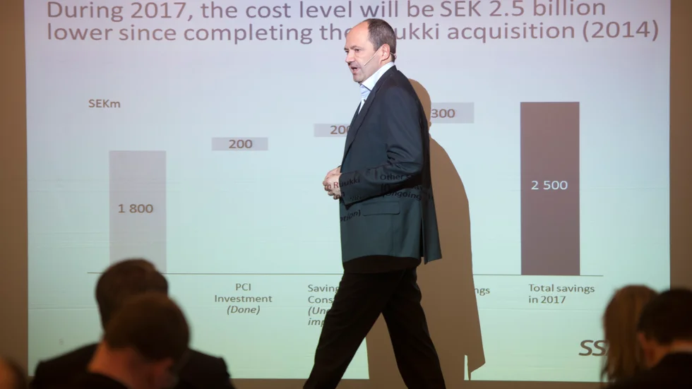 Martin Lindqvist, koncernchef på SSAB, hade år 2021 en inkomst på totalt 15,3 miljoner.