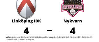 Bara oavgjort för Linköping IBK i första matchen mot Nykvarn