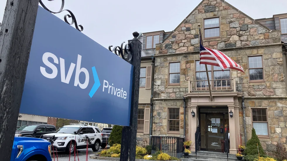 Ett kontor tillhörandes Silicon Valley Bank i Wellesley, i nordöstra USA.