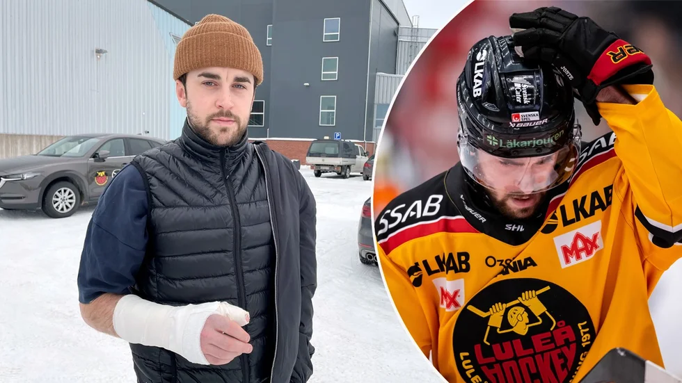 Jonathan Andersson missar resten av kvartsfinalserien efter att ha brutit tummen i den första matchen.
