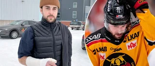 Mardrömsbeskedet: Luleåbacken bröt tummen – i gipspaket