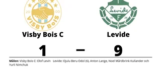 Storseger för Levide borta mot Visby Bois C
