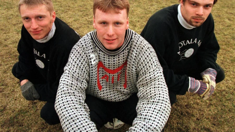 DET VAR DÅ. Niklas Egnell, Jens Johansson och Mattias Florén var Motala AIF:s nyförvärv inför säsongen i division 1 1997.