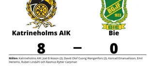 Tung förlust för Bie borta mot Katrineholms AIK