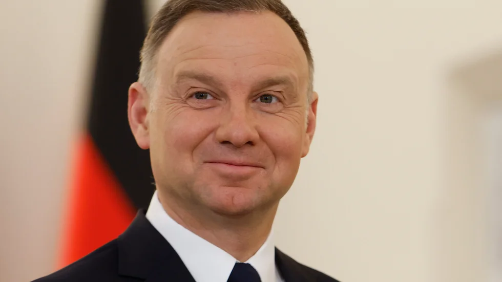 Polens president Andrzej Duda meddelar att valet hålls 15 oktober. Arkivbild.