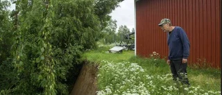 Markägaren uppgiven efter jordskredet