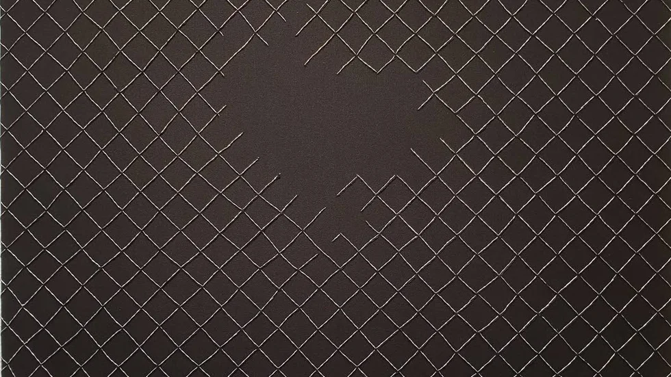 Viktoria Anderssons textil ”(de) Fence”.