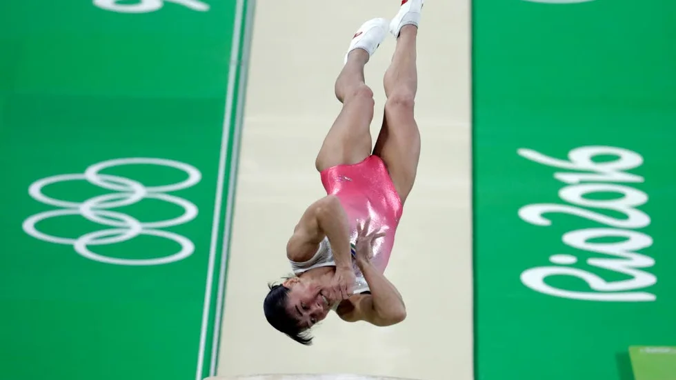 Hoppet. Gymnasten Oksana Chusovitina ger NSD:s krönikör hopp.