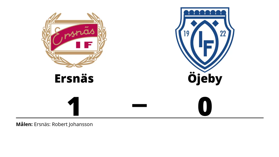 Ersnäs IF vann mot Öjeby IF