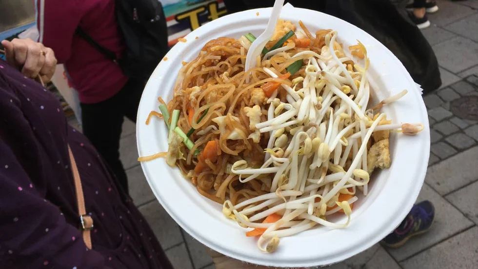 Pad Thai dudlar - rätt gott.
