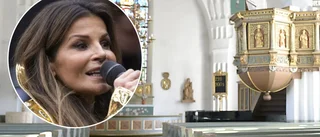 Carola överraskade med sång på bröllop i Lövånger