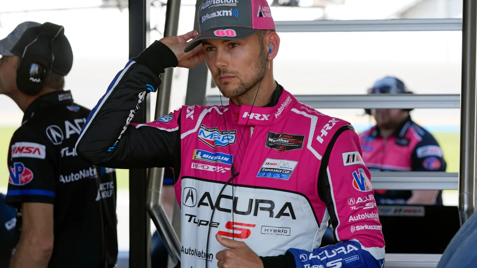 Tom Blomqvist debuterar i Indycar till helgen. Arkivbild.