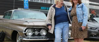 Vroom vroom: Här visas amerikanska veteranbilarna upp