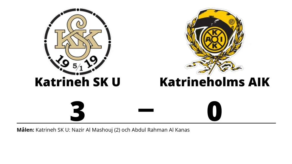 Katrineholms SK U vann mot Katrineholms AIK