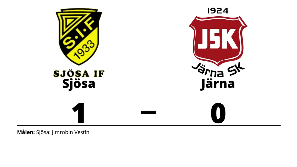 Sjösa IF vann mot Järna SK
