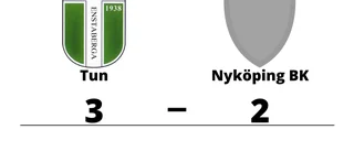 Tun vann uddamålsseger mot Nyköping BK