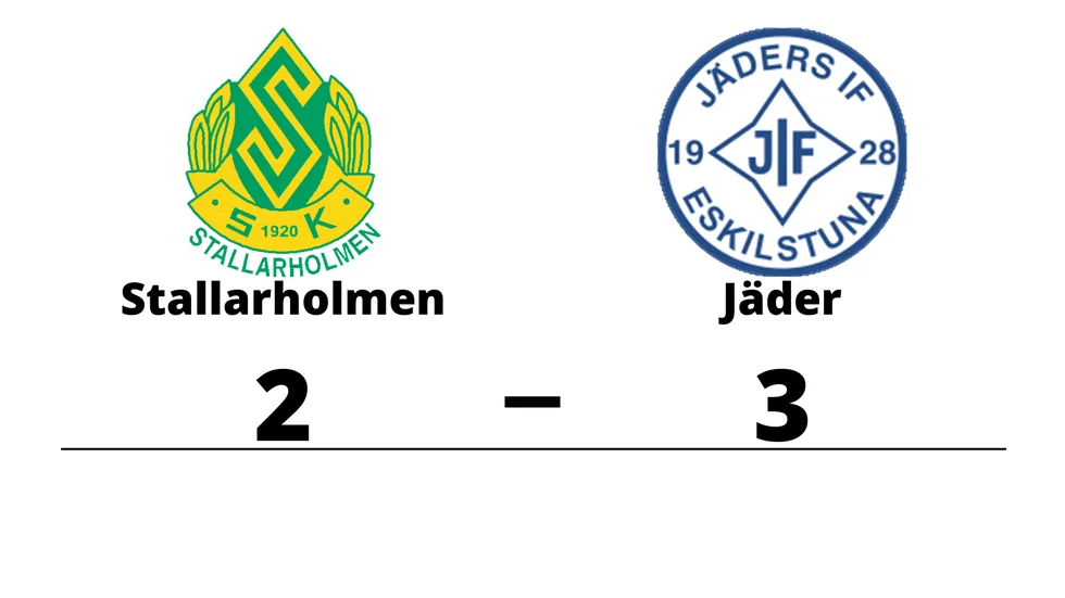 Stallarholmens SK förlorade mot Jäders IF