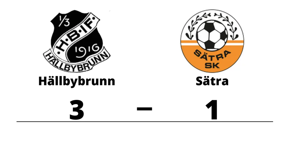 Hällbybrunns IF vann mot Sätra SK