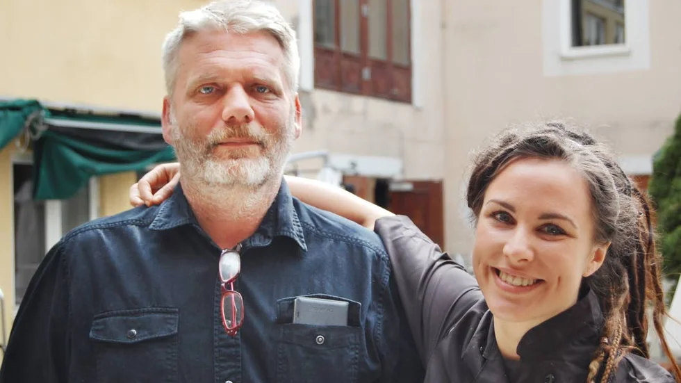 Systerkrogarna Costeau och Légume slår ihop sig och blir en uteservering i sommar. Från vänster restaurangchef Thomas Rosendahl, kökschef Aviva Mattfolk.