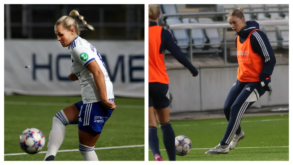 Molly Wiklander och Stina Dahl Forslund.
