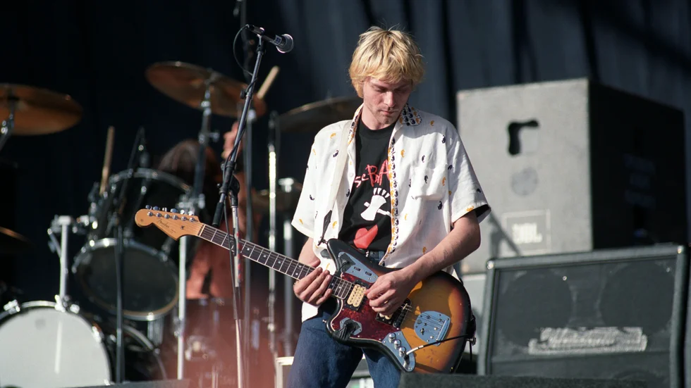 Kurt Cobain 1992. Arkivbild.